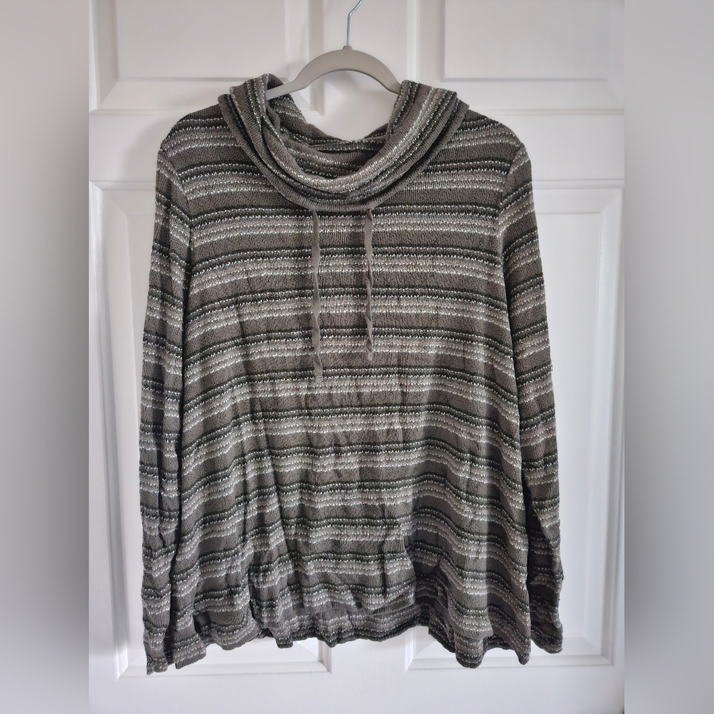 2X Sunday Olive Green Pullover Sweater